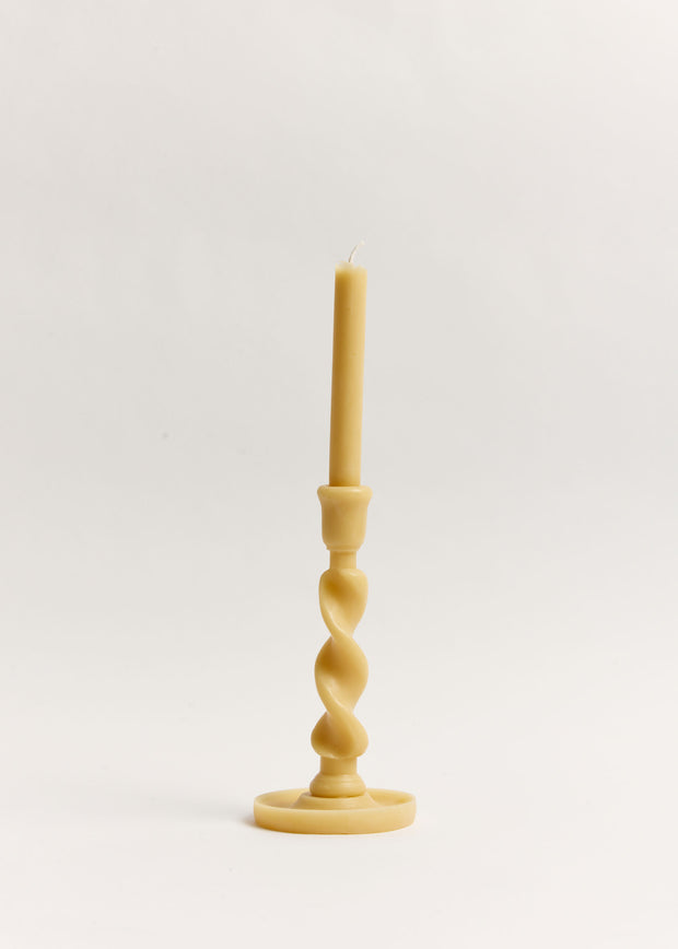 Medium Twistie Beeswax Candle